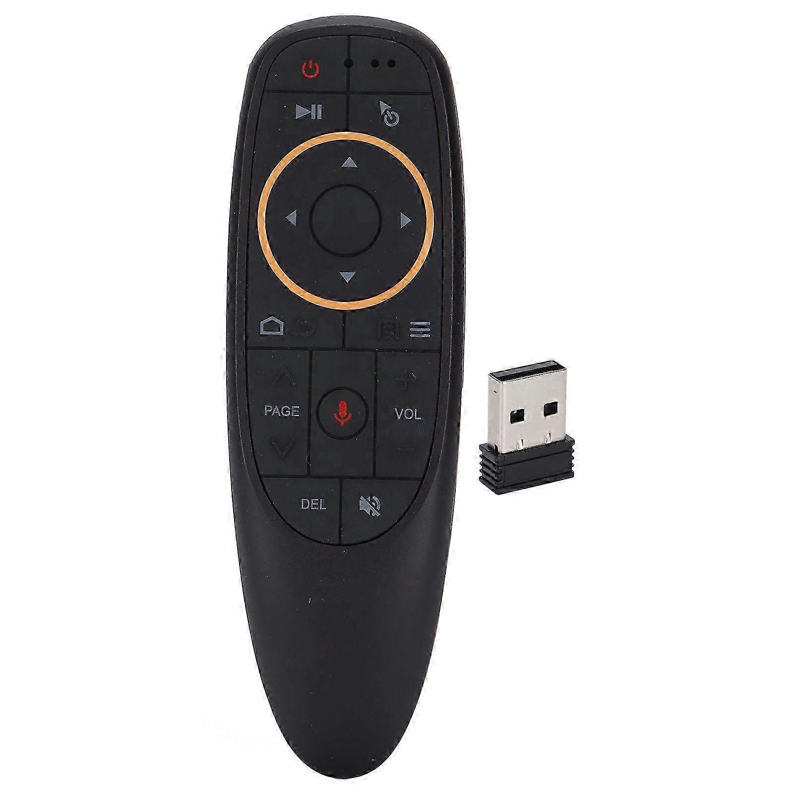 Ergonomic Air Mouse with Inbuilt Gyroscope - Plug and Play Wireless Remote Control for TV & Computer with Accurate Control