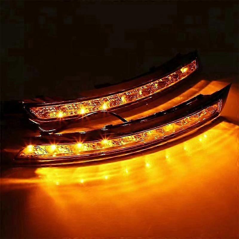 For Volvo XC90 2007-2013 LED DRL Turn Signal Daytime Running Light