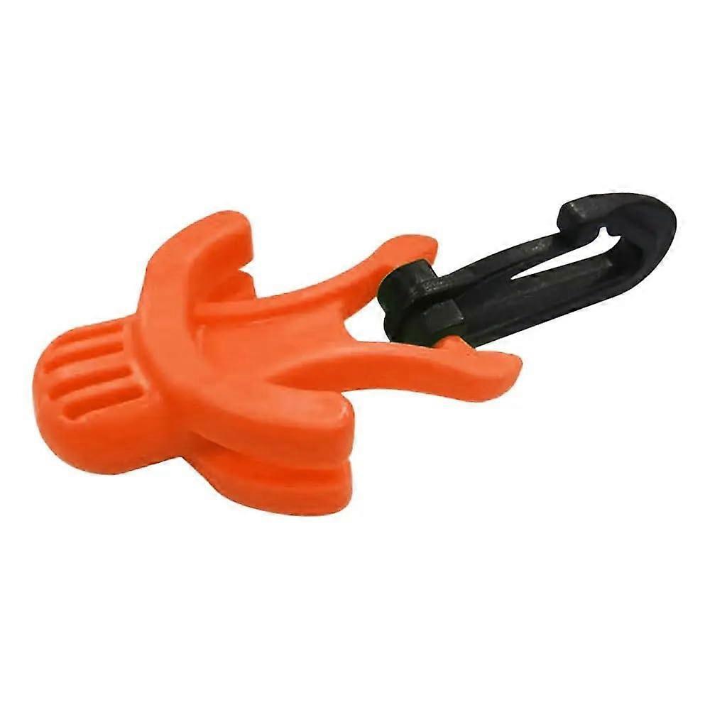 Octopus Regulator With Standard Mouthpiece Holder Versatile Diving Accessories For Scuba Tanks Orange