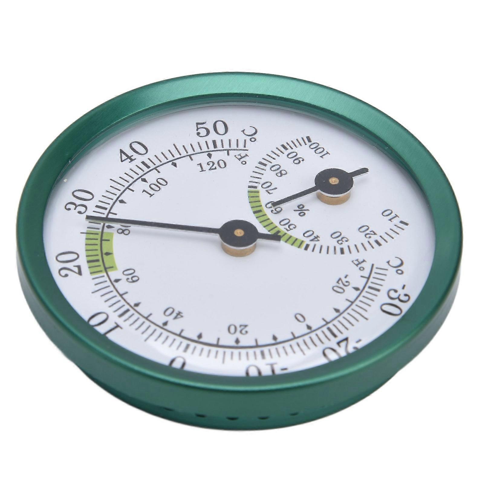 Temperature Humidity Meter Mini Wall Hanging Thin Transparent Dial Large Screen Temperature Humidity Tester