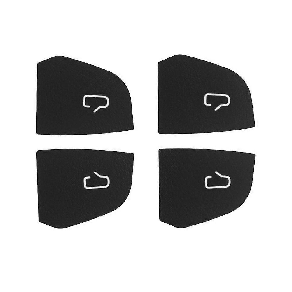 Suede Door Switch Decoration Sticker Car Door Switch Patch for Tesla Model