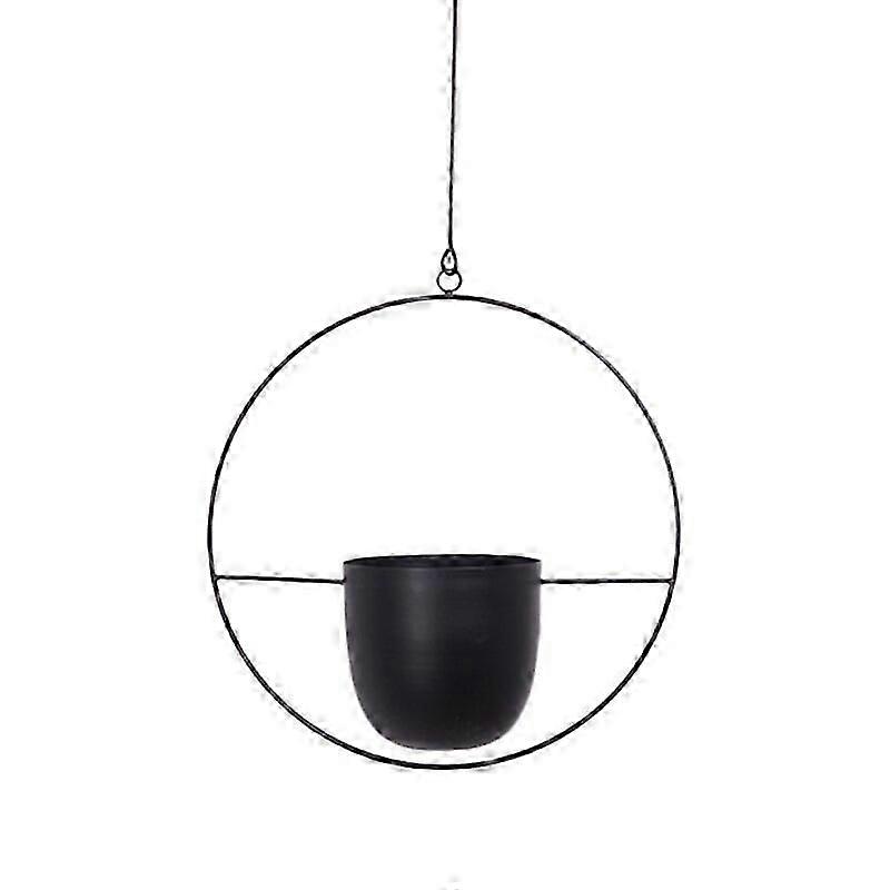 Geometric Iron Hanging Planter Vase Simple Design Plant Pot Modern Window Ceiling Planters Hanger for Small Succulent Cactus