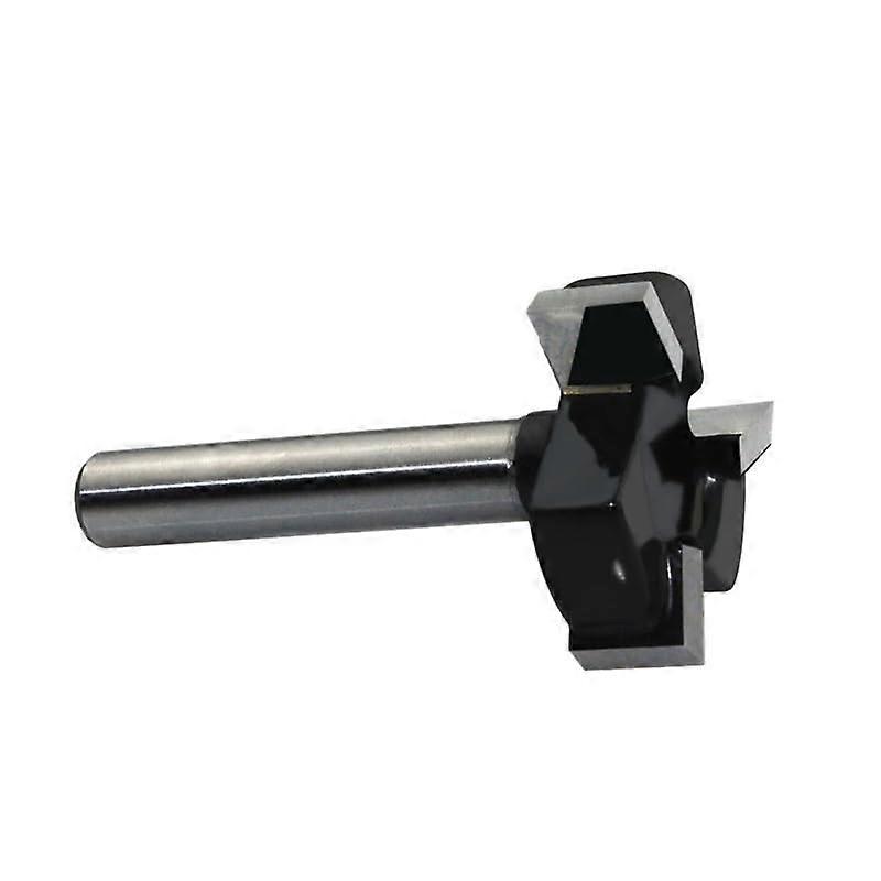 1/4 Inch End Mill 3 Flute Wood Planer Bit CNC Spoilboard Surface Milling Cutter for Wood and MDF Cutting