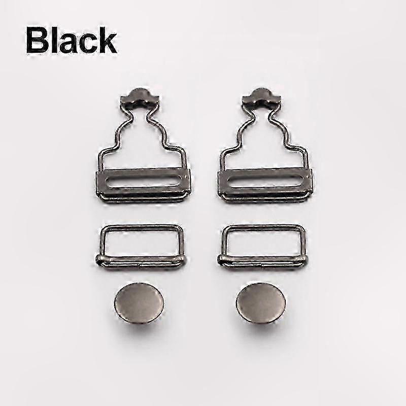 Metal Hook Accessories for Jeans, Replacement Clips and Buttons for Pants, Durable Gourd-Shaped Buckle, 2 Sets