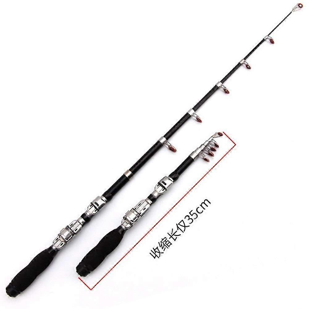 Teleskoprute Ultra Light Telescopic Angler Rod Mini 2.3m Black