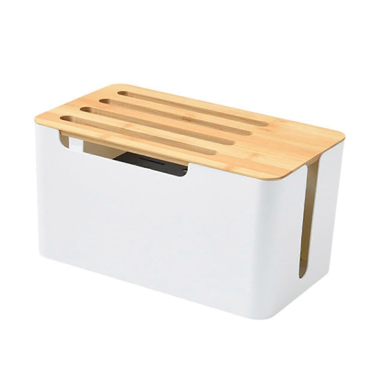 TV Router Storage Box Cable Organizer for Desk and Living Room, Waterproof and Durable for Hiding and Organizing Cables, Routers, and Power Strips