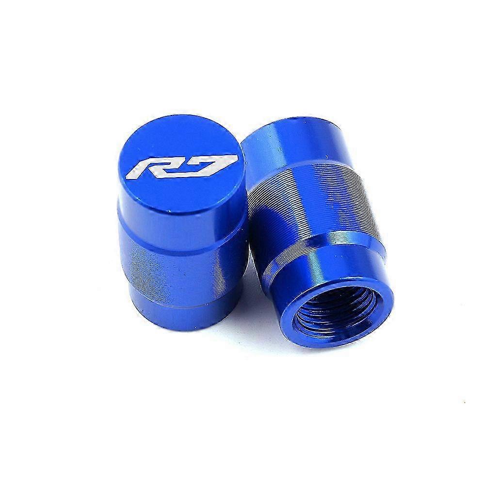 LOGO R7 Motorcycle Accessories CNC aluminium Wheel Tire Valve Caps Cover For YAMAHA 2022 2021