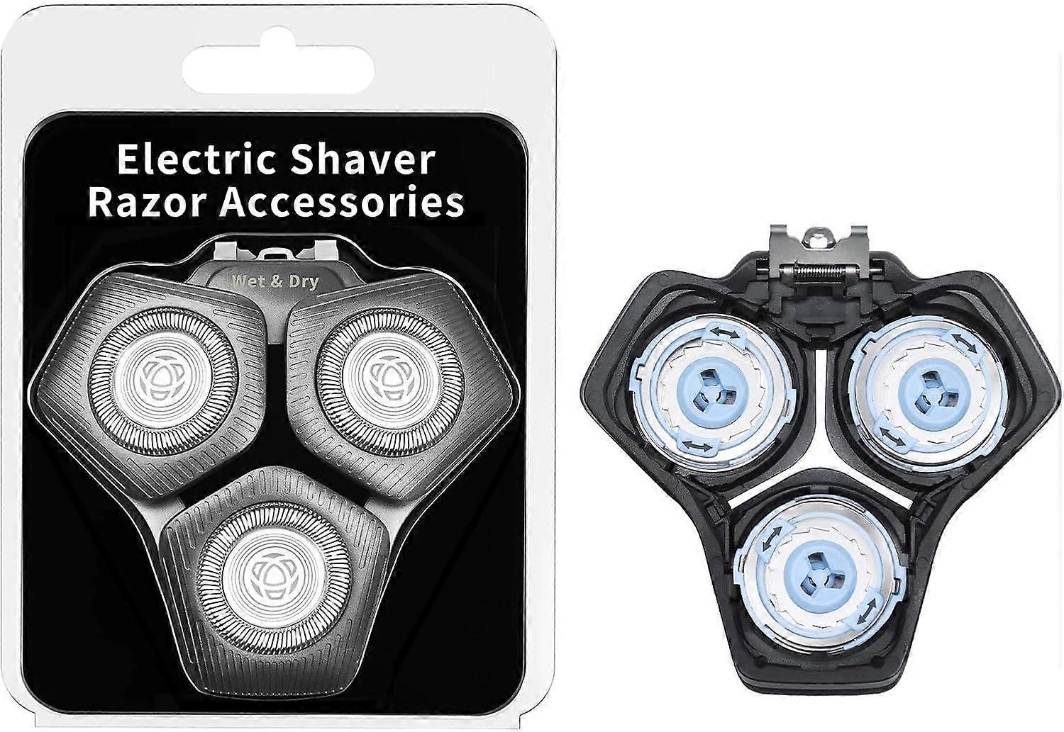 For SH71/50 Shaving heads Compatible with Philips Shaver Series S5000, S7000, SH60/70 and SH71/50, without base (grey)