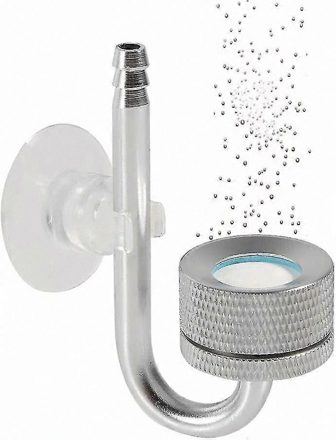 Aquarium CO2 Diffuser with Suction Cup, Aluminium Alloy Carbon Dioxide Diffuser for Fish Tanks