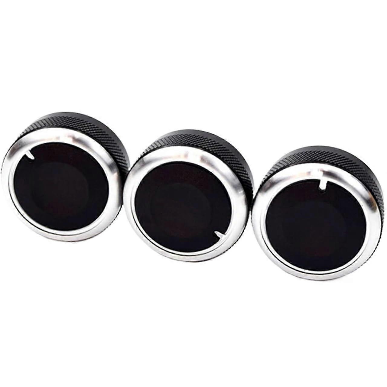 AC Knob 3-Piece Set For Toyota Heat Control Switch Compatible With Yaris Vios Vitz Echo XP10 Scion XB Celica