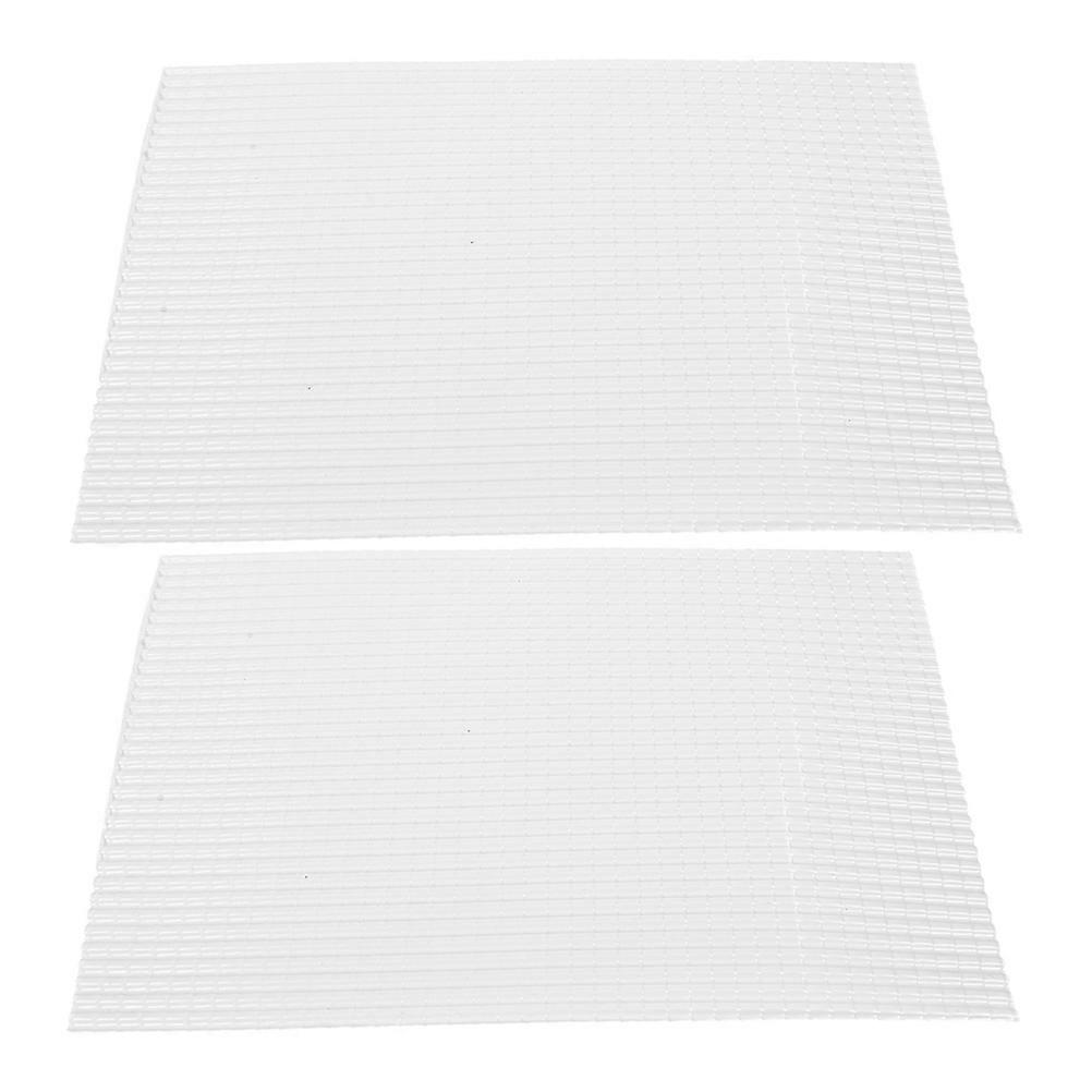 Dolls House Roof Tiles Realistic Model Enhancement For Collectors And DIY Enthusiasts Plastic Material 2 Sheets