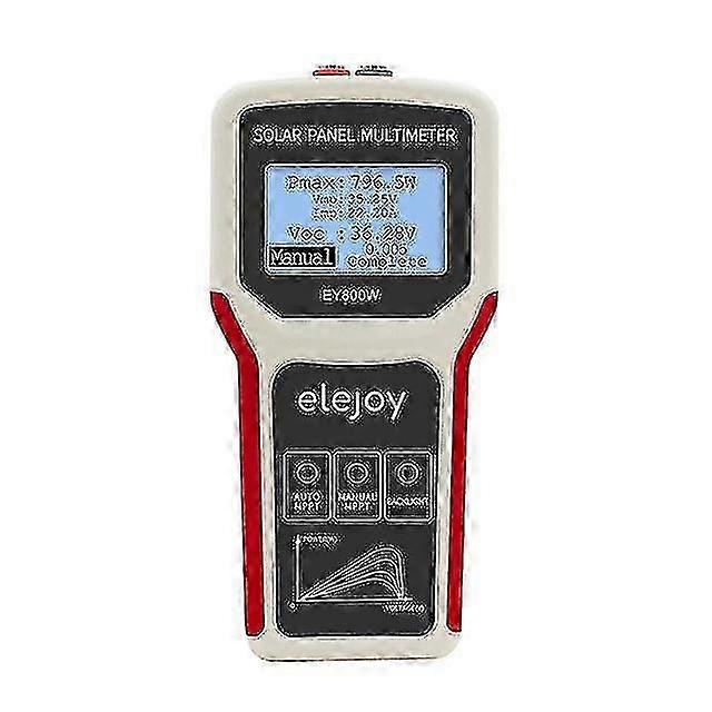 Solar Panel System Maintenance Multimeter with MPPT Detection, LCD Backlight & Photovoltaic Panel Tester for Open Circuit Voltage Analysis