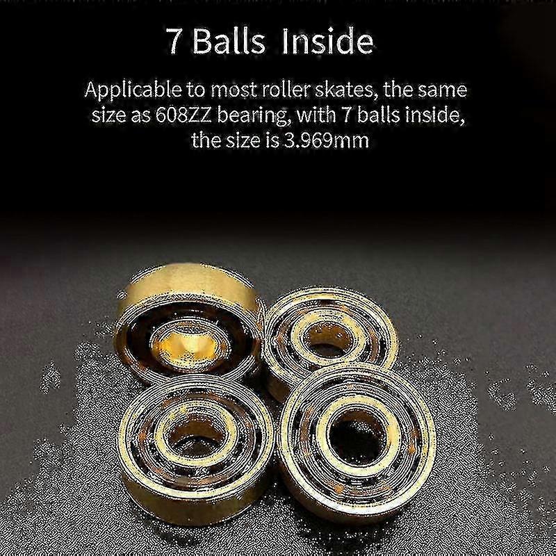 8 ピース スピード-11 ベアリング スケートボード ホイール 608 Abec 8x22x7mm