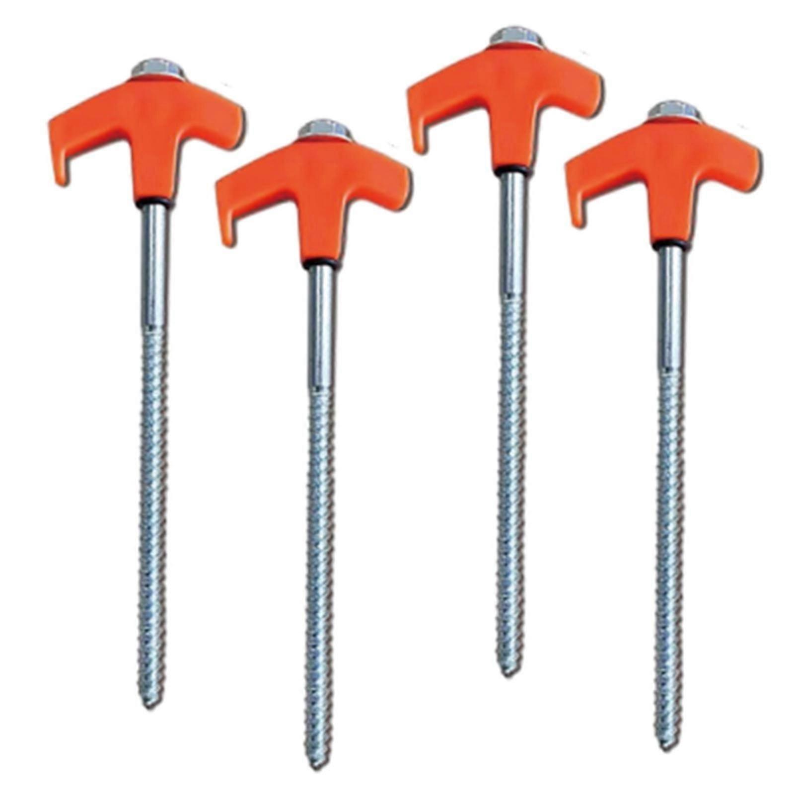 multi-purpose fixed ground spike 8x200mm for tents