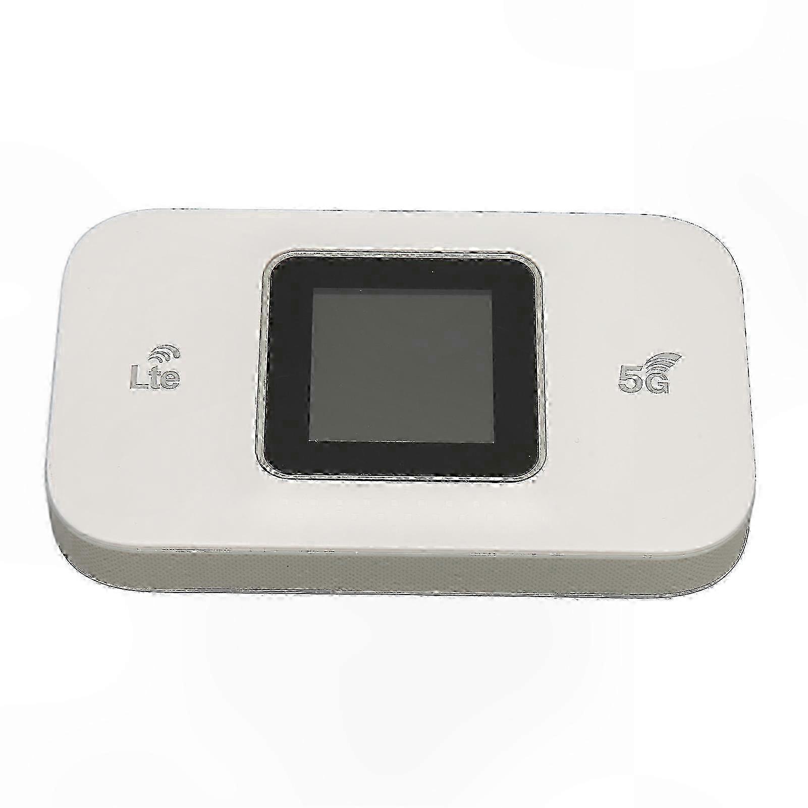 Portable 5G WiFi Hotspot Mini Router, Supports 10 Devices, LTE SIM Card Slot, Compatible with Windows and Linux Systems