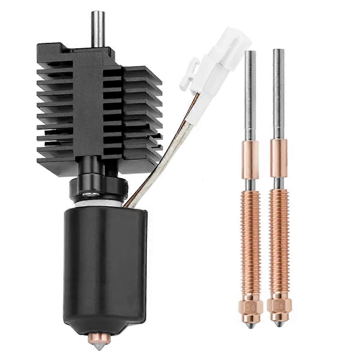For K2 Plus end Kit Ceramic Heating Block Replacement End for 3D Printer Spare Parts