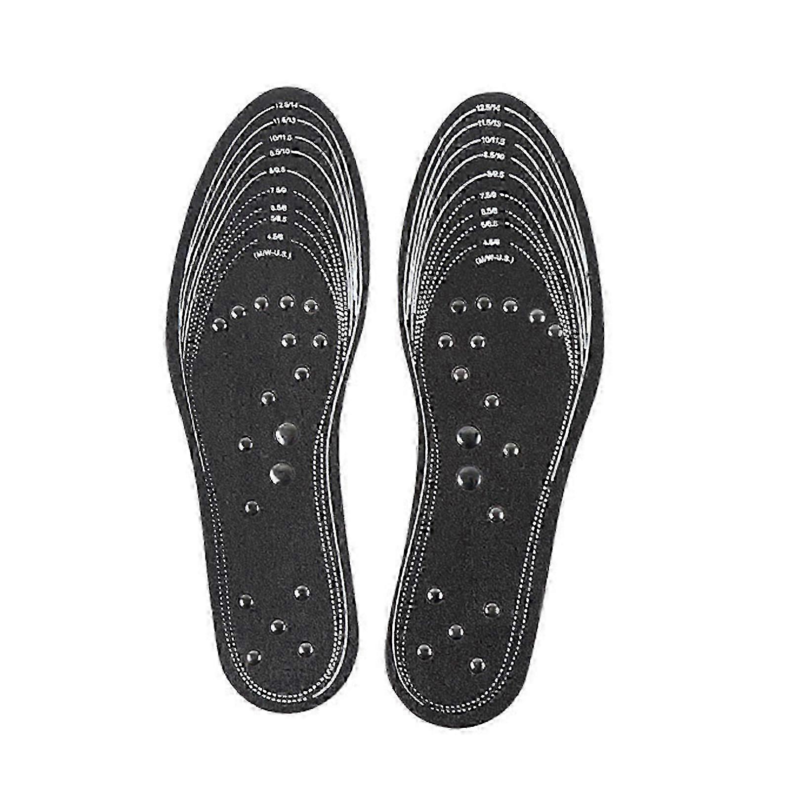 Memorys Foam Magnets Insoles Reusable Cuttable Massage Insoles for Feet Massaging