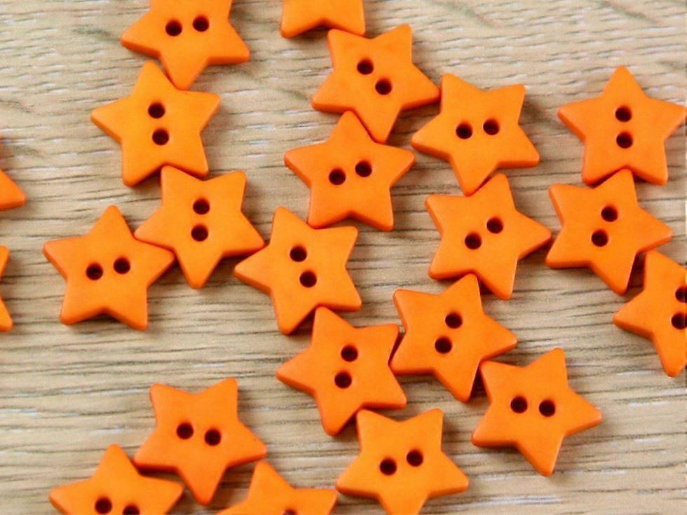 Dill Star Plastic Buttons (Value Pack)