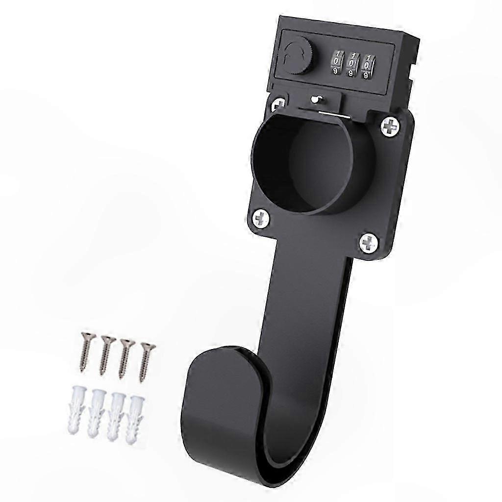 Weatherproof Cable Holder with Lock for EV Charging Plugs