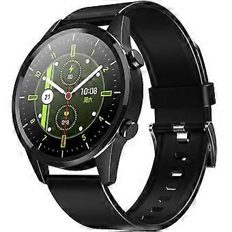 Smart Watch Men Bluetooth Call Custom Dial Fitness Tracker Sport Smart Watches(Black Silica)