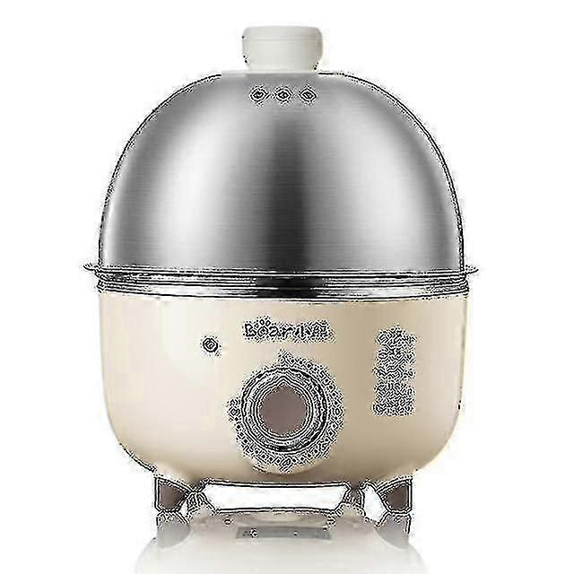 Automatic Electric Egg Boiler with Timer, 350W Steamer Cooker for Breakfast & Multi-Use Fast Cooking