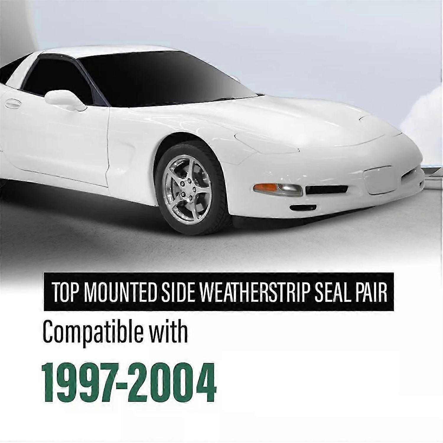 Front & Rear Top Mounted Side Weatherstrip Seal Fit for
