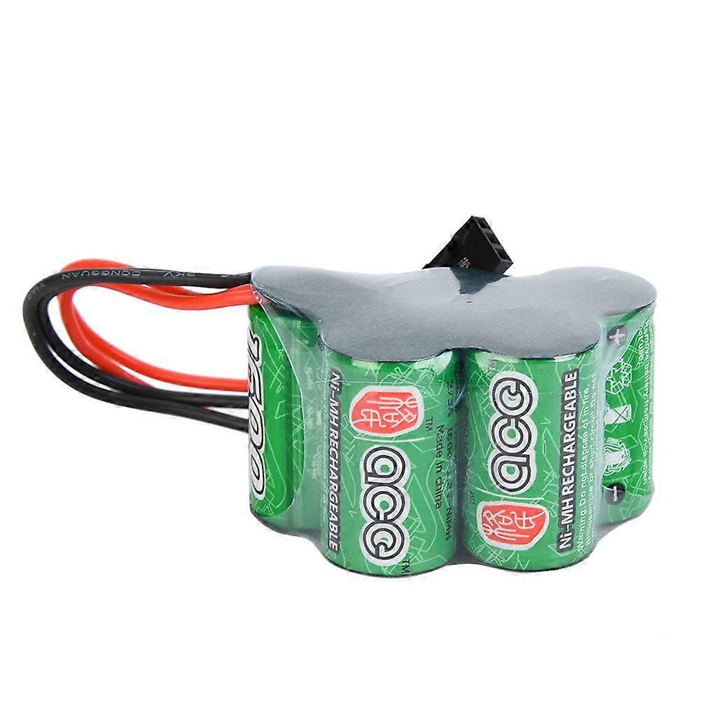 6V 1600mAh NiMH RX Battery Trapezoidal RC Model Receiver Charger Power PackTrapezoidal Type