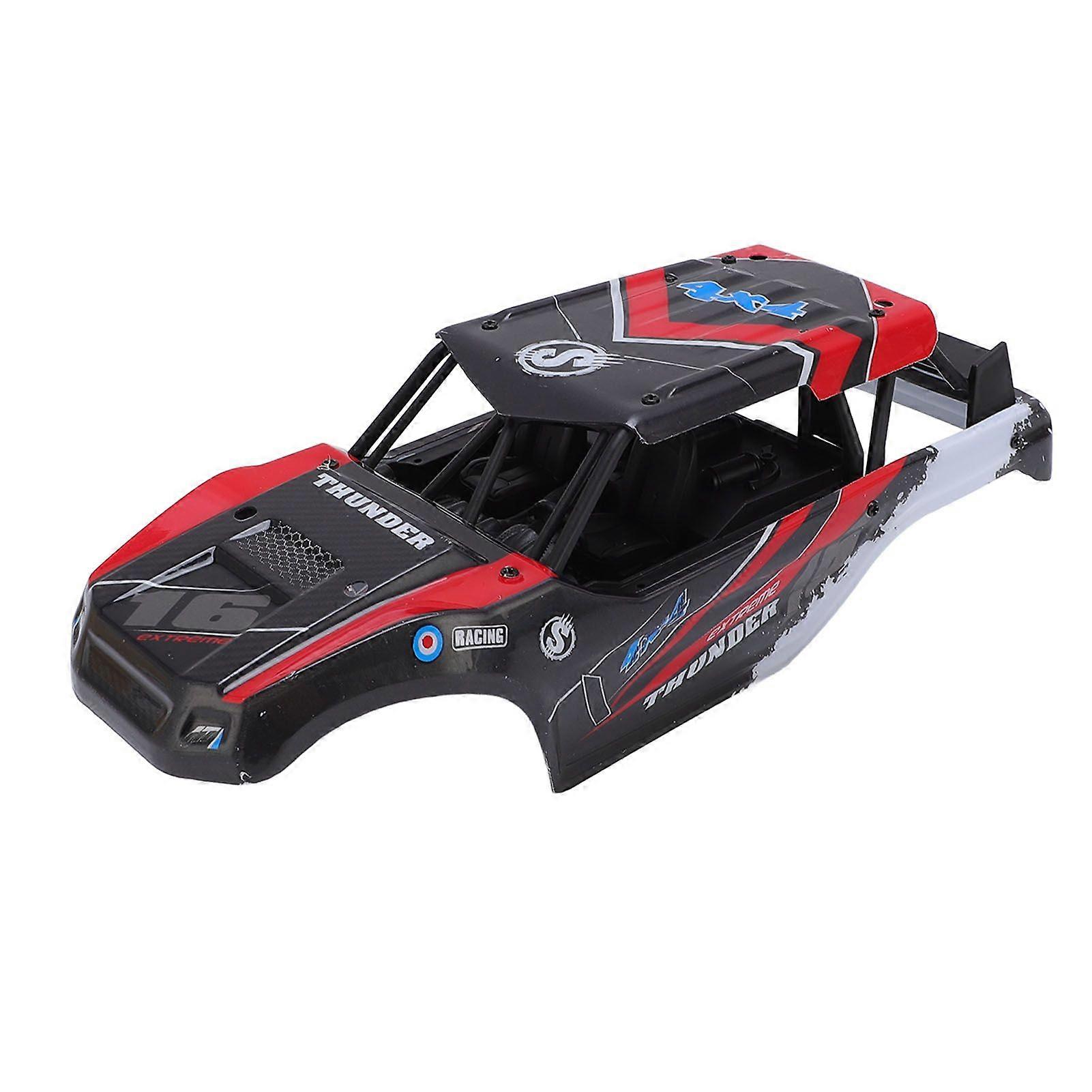 1:18 Scale RC Car Body Shell Remote Control Vehicle Body Shell RC Car Accessory for Remote Control Car Red