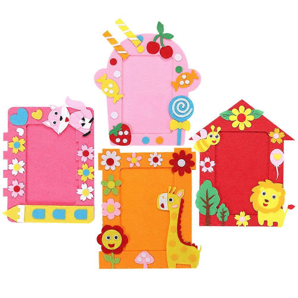 Lovely Non-Woven Fabric Picture Frame for Kids DIY Crafting 40Pcs