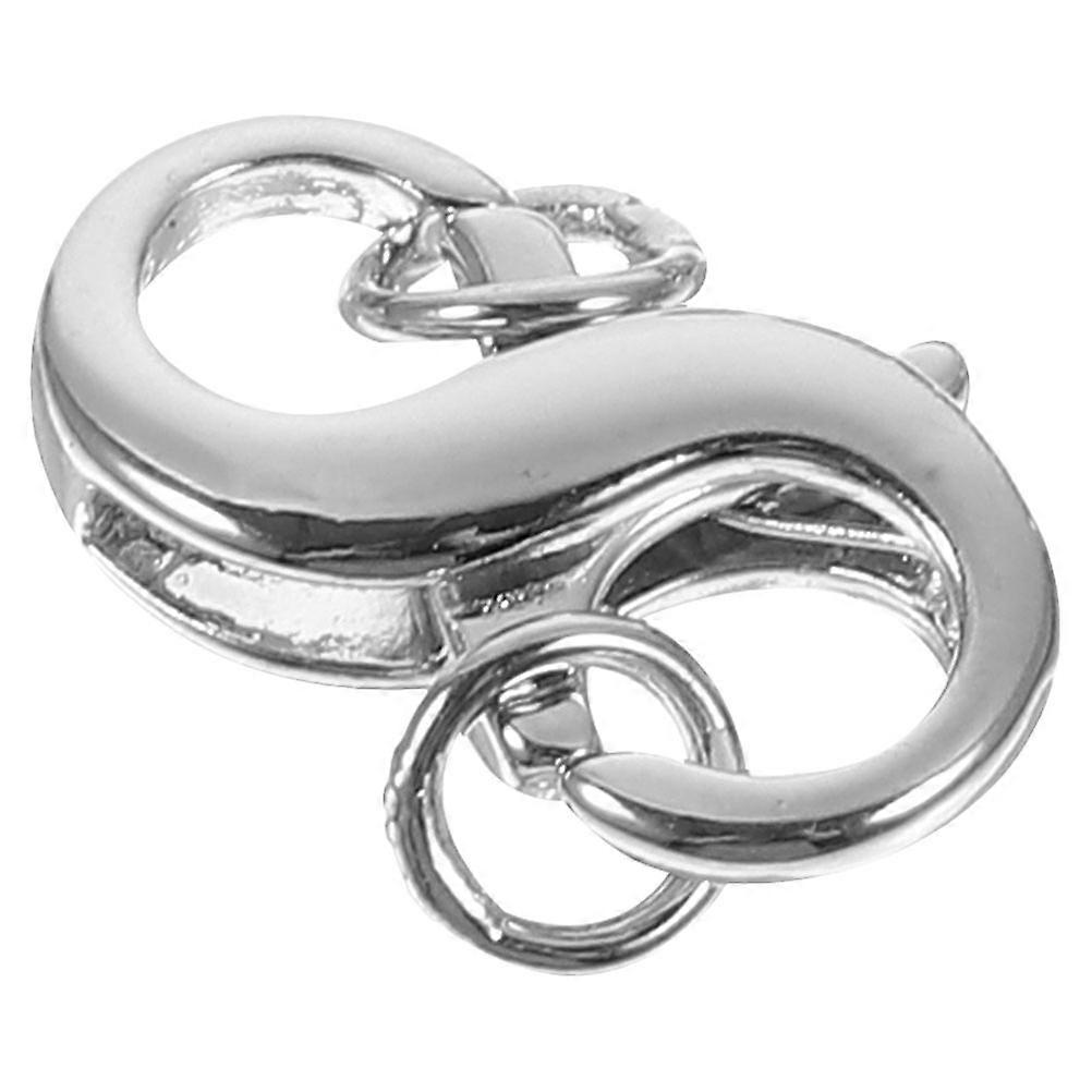 Metal Lobster Clasp DIY Jewelry Connector for Bracelet 2Pcs