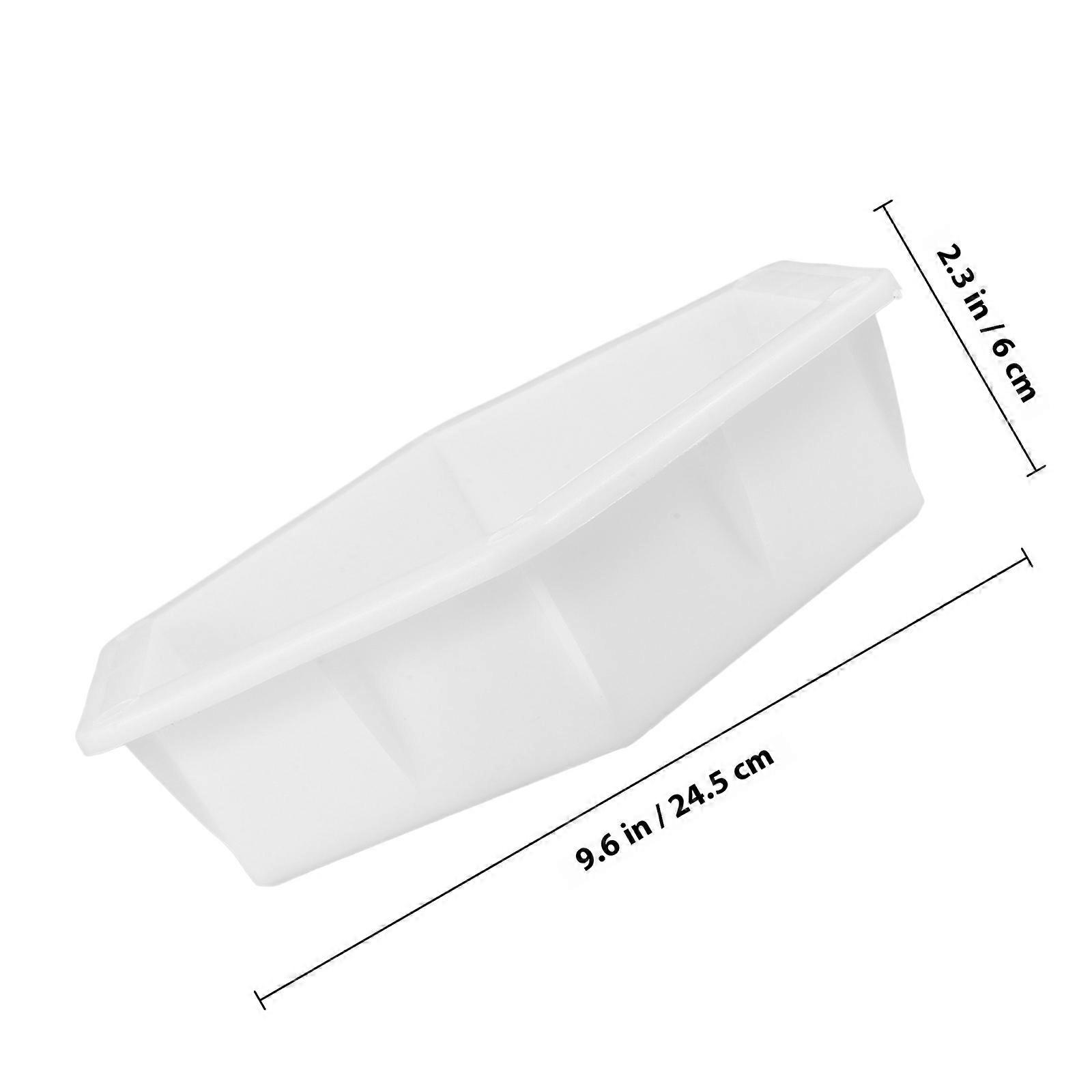 Brick Mold Hexagon for Brick Making Easy Operation White PP