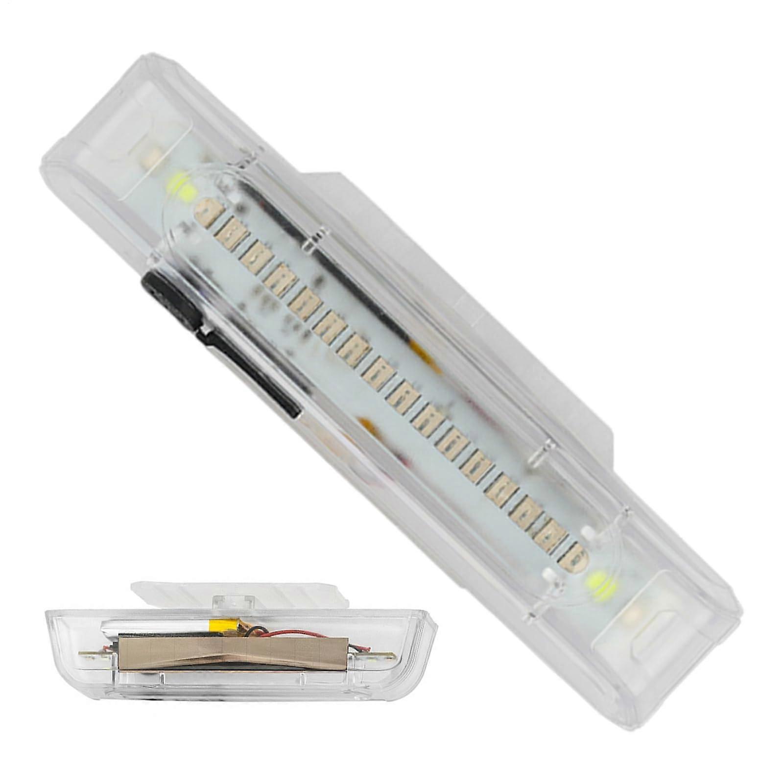 Solar Strobe Lights For Trucks Wireless LED Tail Warning Lights, Rechargeable Vehicle Safety Lights, Red