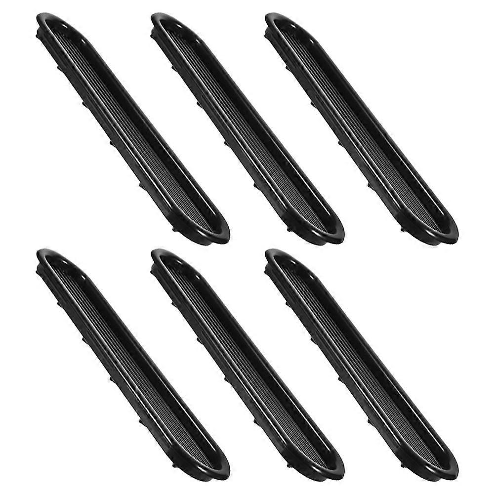 Breathable Mesh Ventilation Cover 6Pcs for Cabinet Air Vent Louvered Grille
