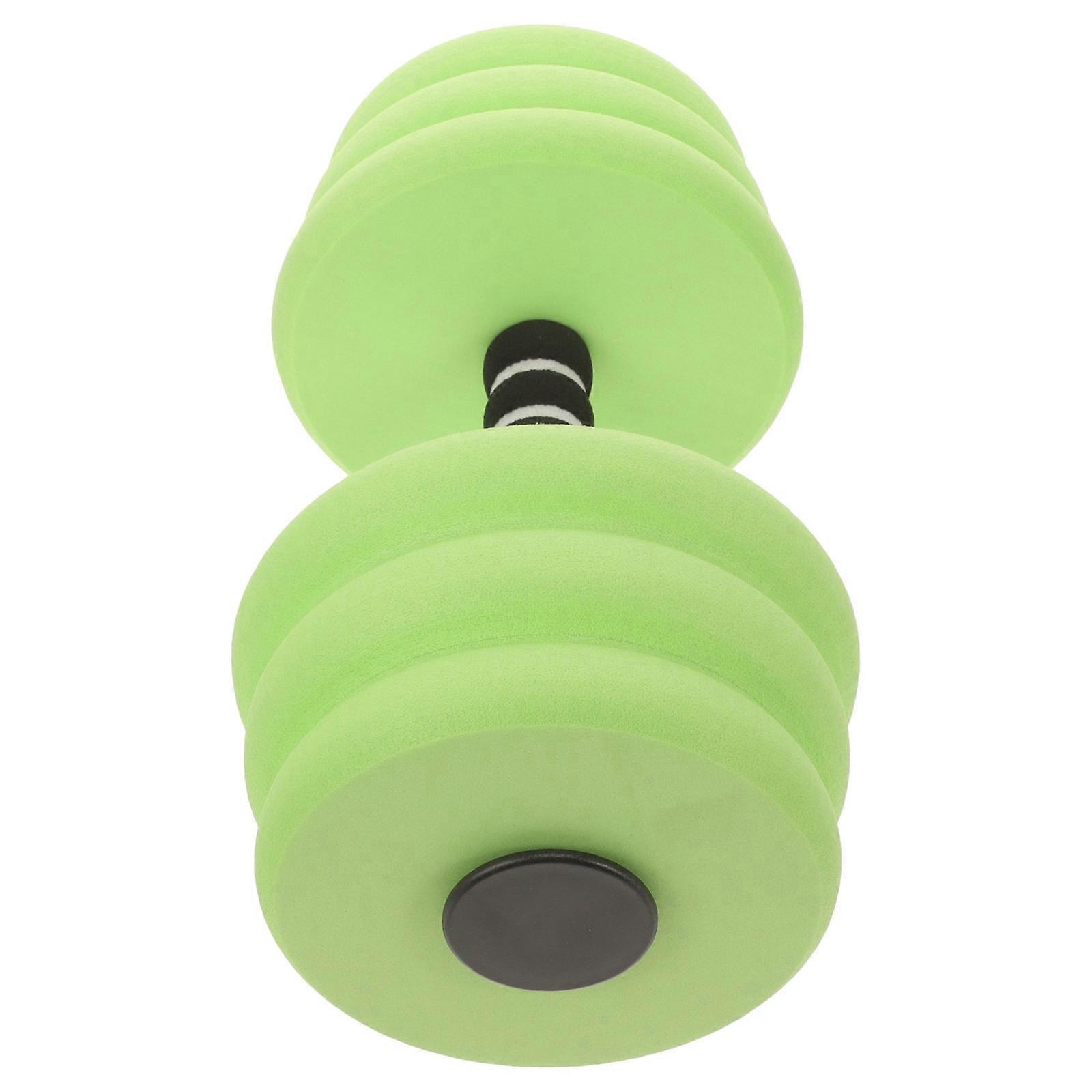 Water Dumbbells Green Floating Dumbbell for Exercising 2Pcs Pool Workout Equipment