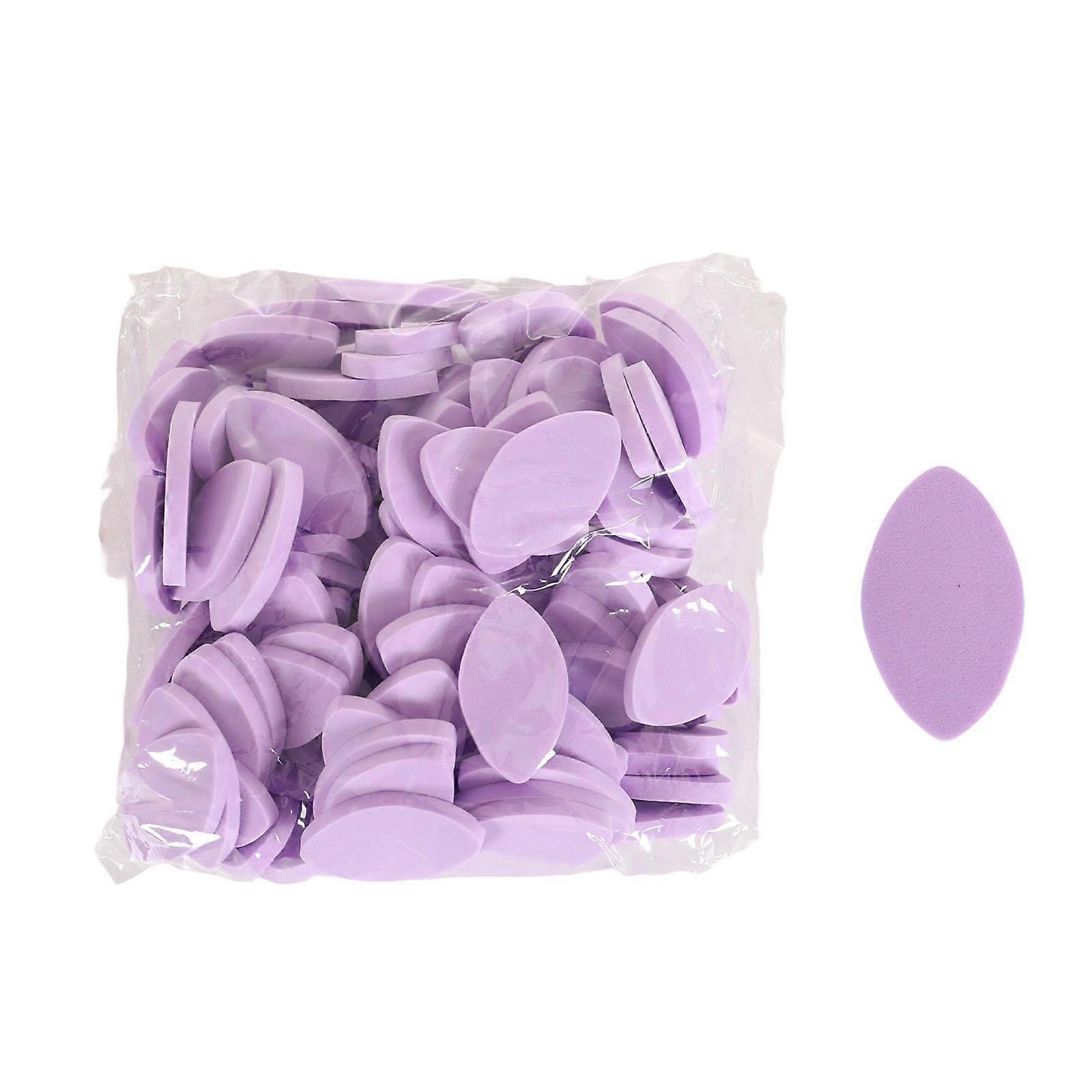 100x Eye Shaped Practice Sponges Eyelash Extension Sponge for Beginners Makeup