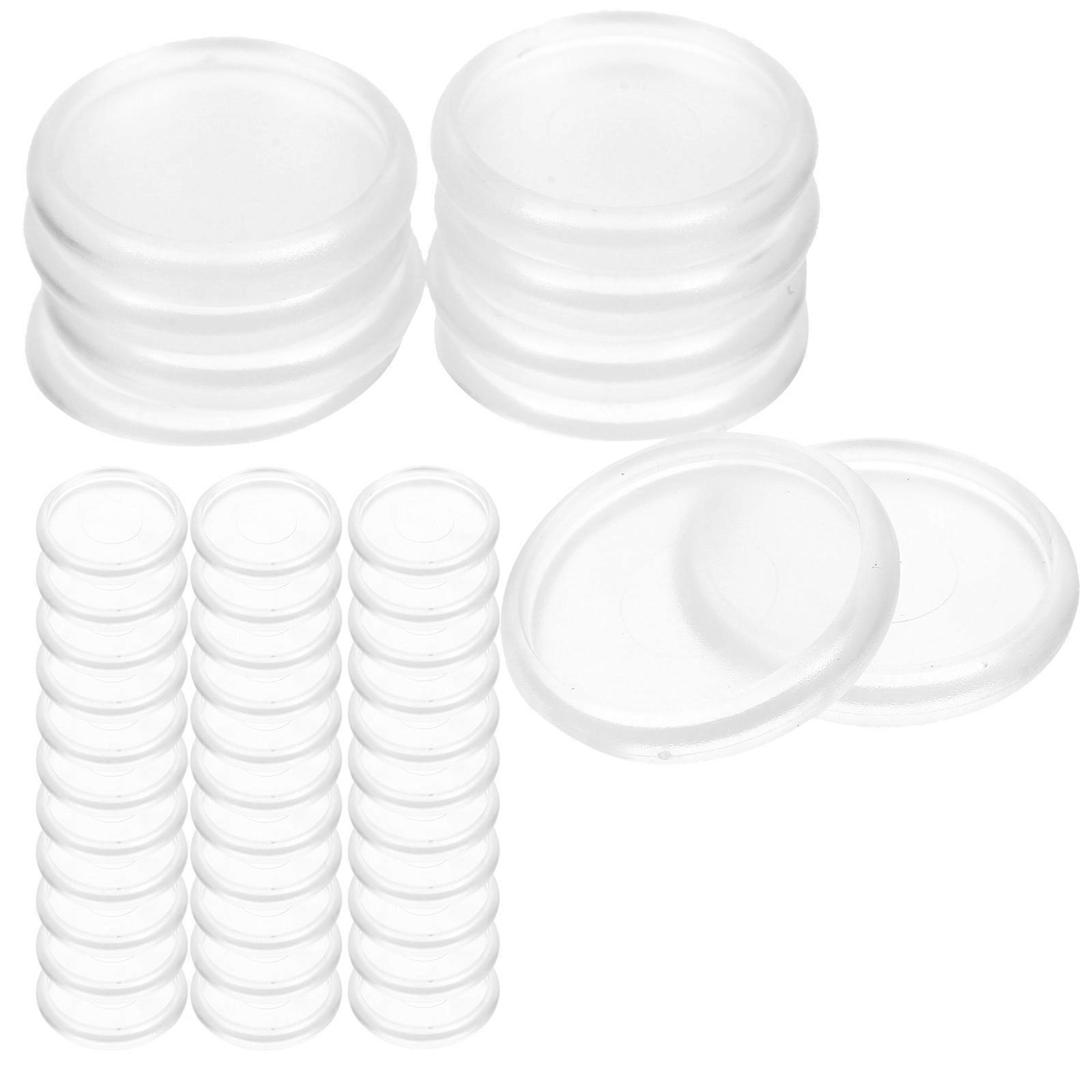 44Pack Plastic Book Binding Discs Binder Rings For Home Use Office Use And School Use Made Of White ABS Material
