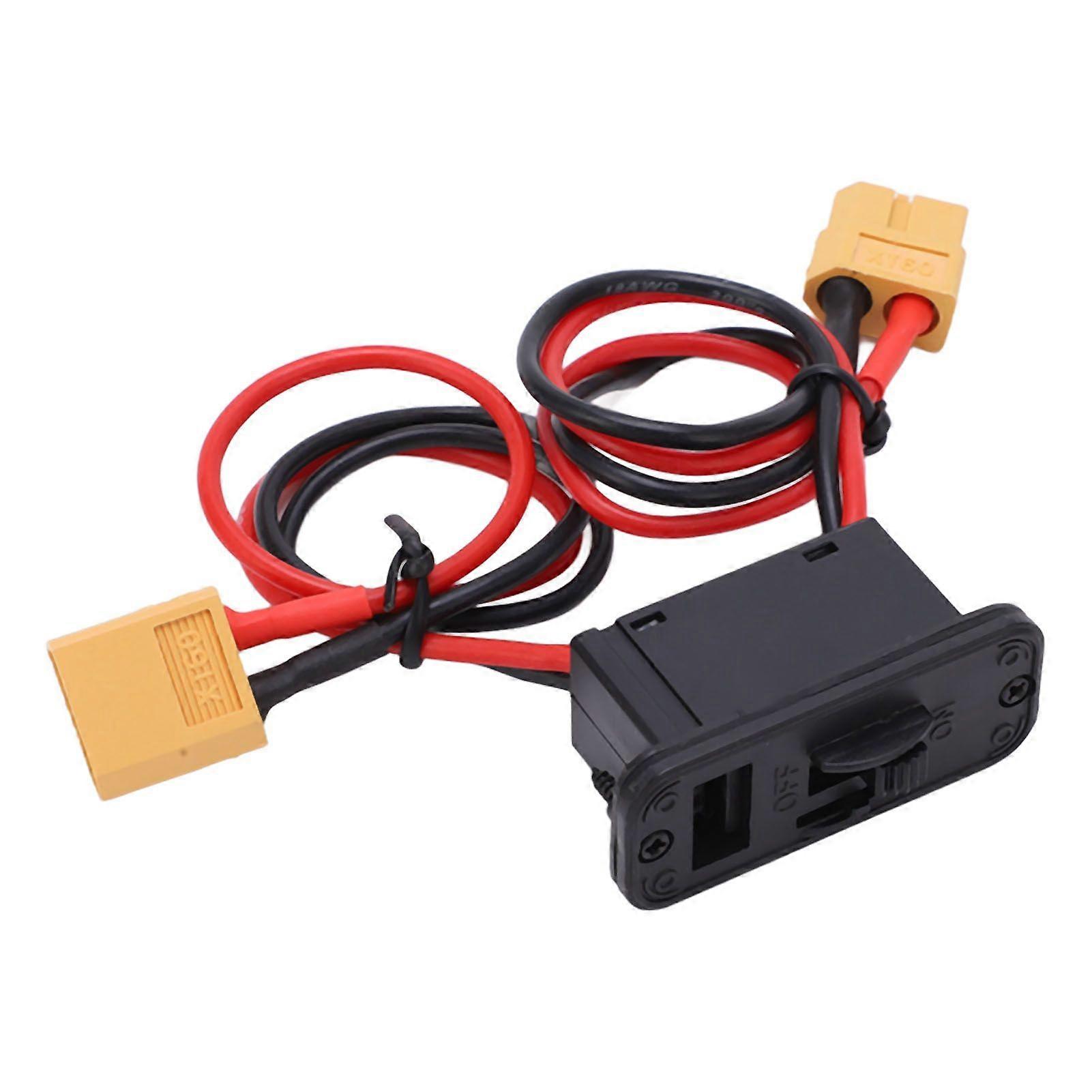 RC Airplane Switch Large Current On Off Switch with XT60 Plug for RC Model Airplane