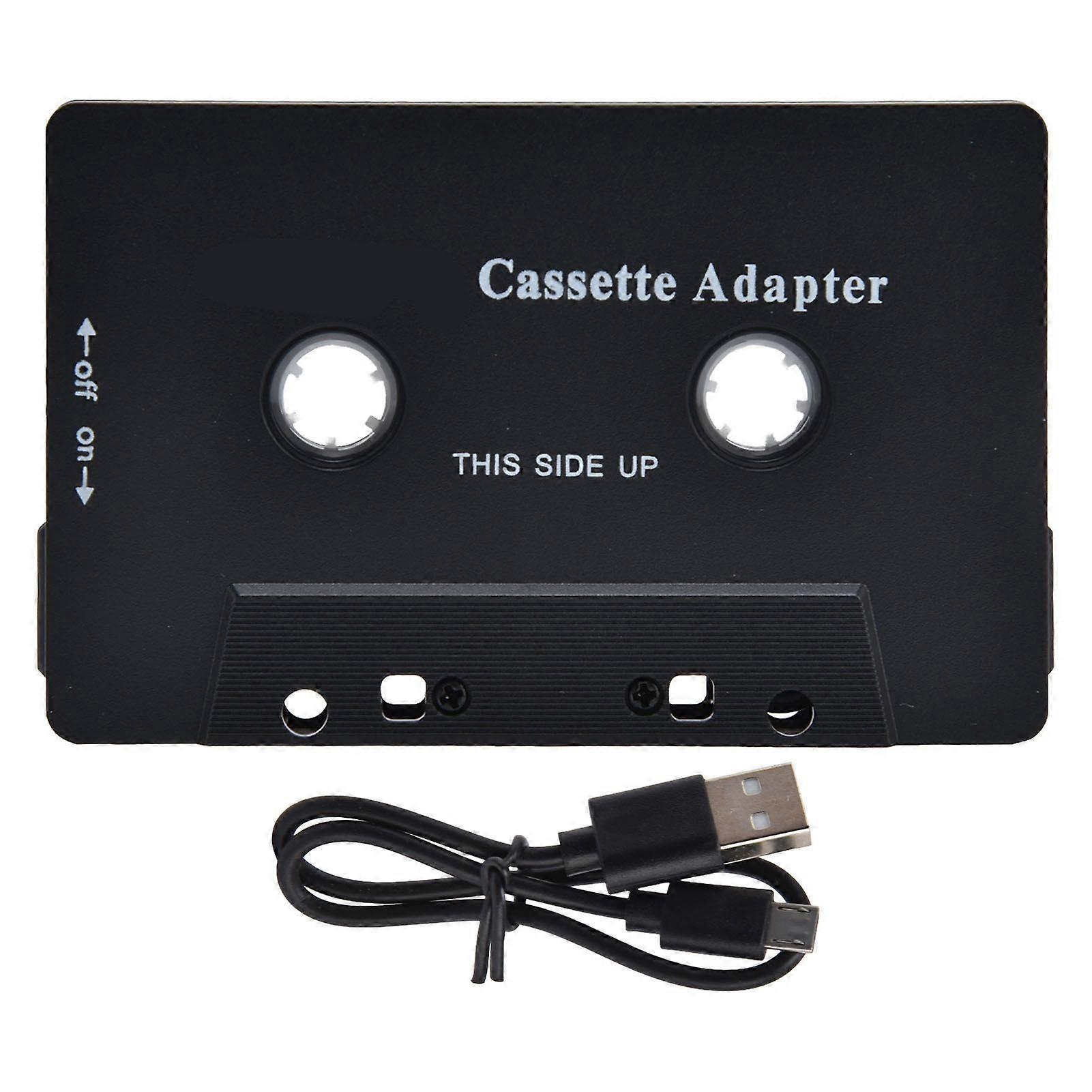 Wireless Car Cassette Player Adapter Car Bluetooth Cassette Receiver Converter with USB Cable