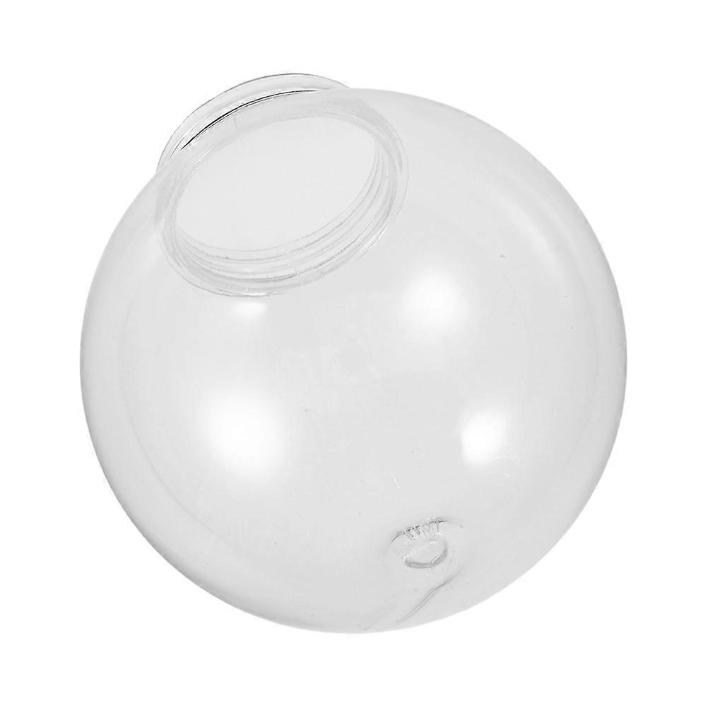 Clear Acrylic Replacement Lamp Post Globe for Garden Outdoor Courtyard Walls Transparent Spherical Light Diffusion 1Pcs