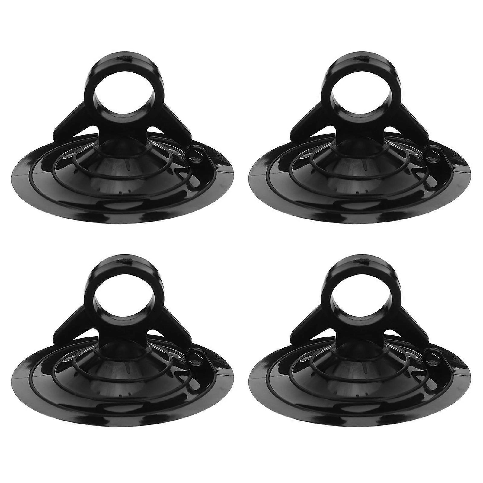 Windshield Suction Cup for Holding Use 8Pcs Black Automotive Curtain Racks