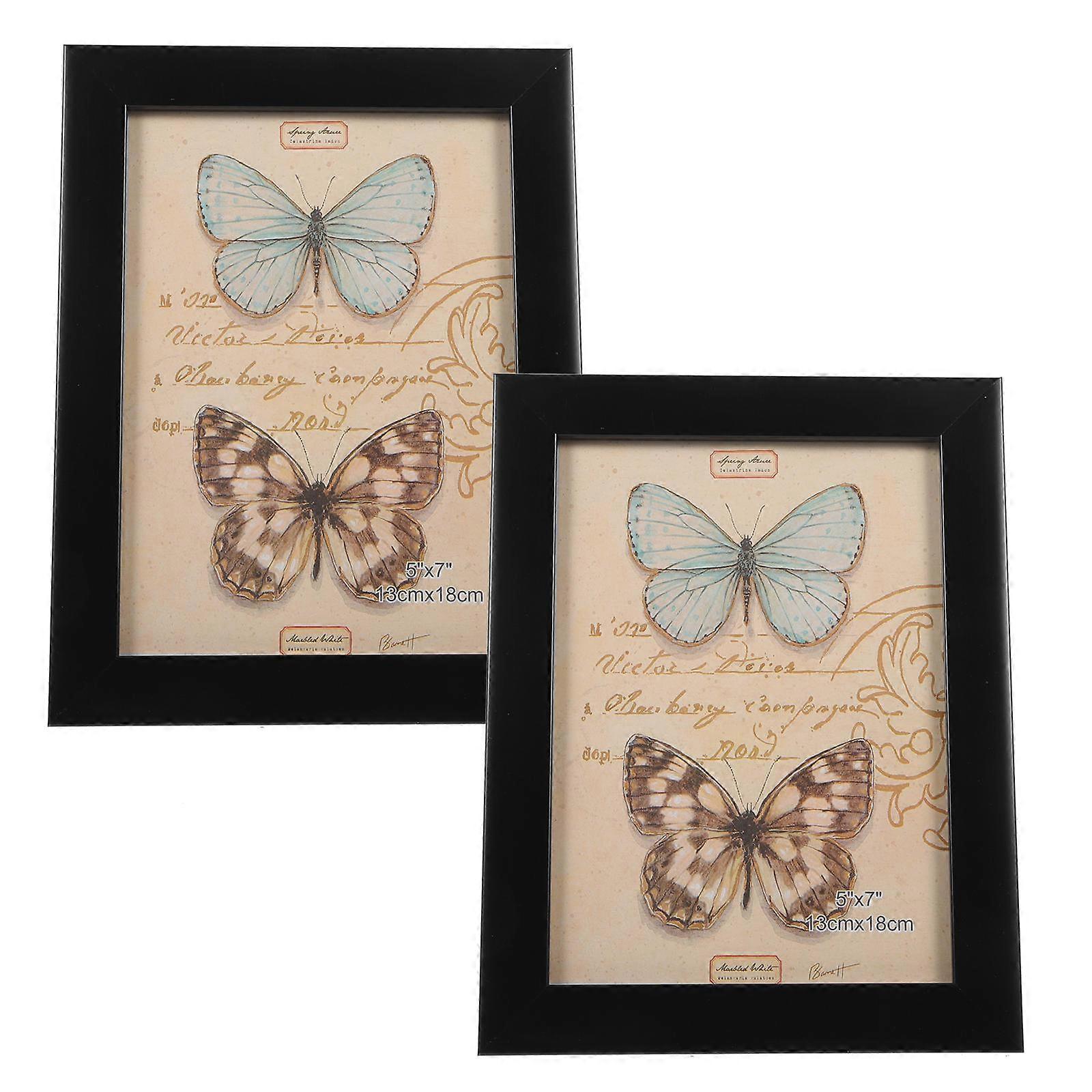 Picture Frame Photo Display Frame for Wall Or Tabletop 8Pcs Black
