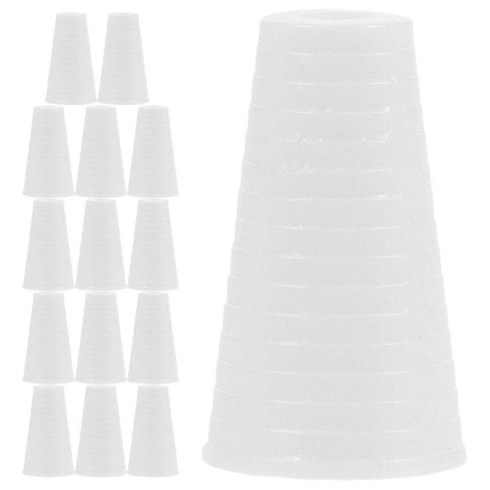 Plastic Blind Cord Knobs White for Window Curtain Pulls 250Pcs Pack