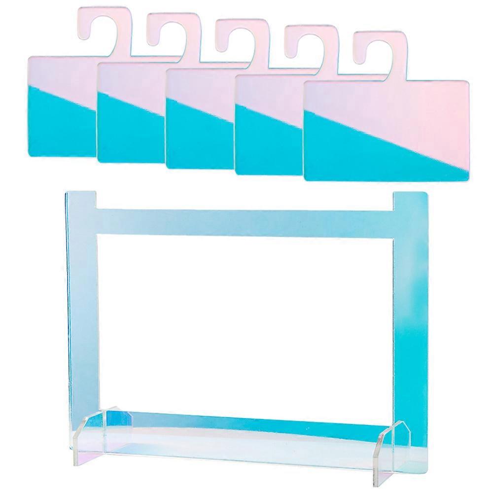 Nail Art Display Board Acrylic for Organizing 5Sets of False Nail Tips