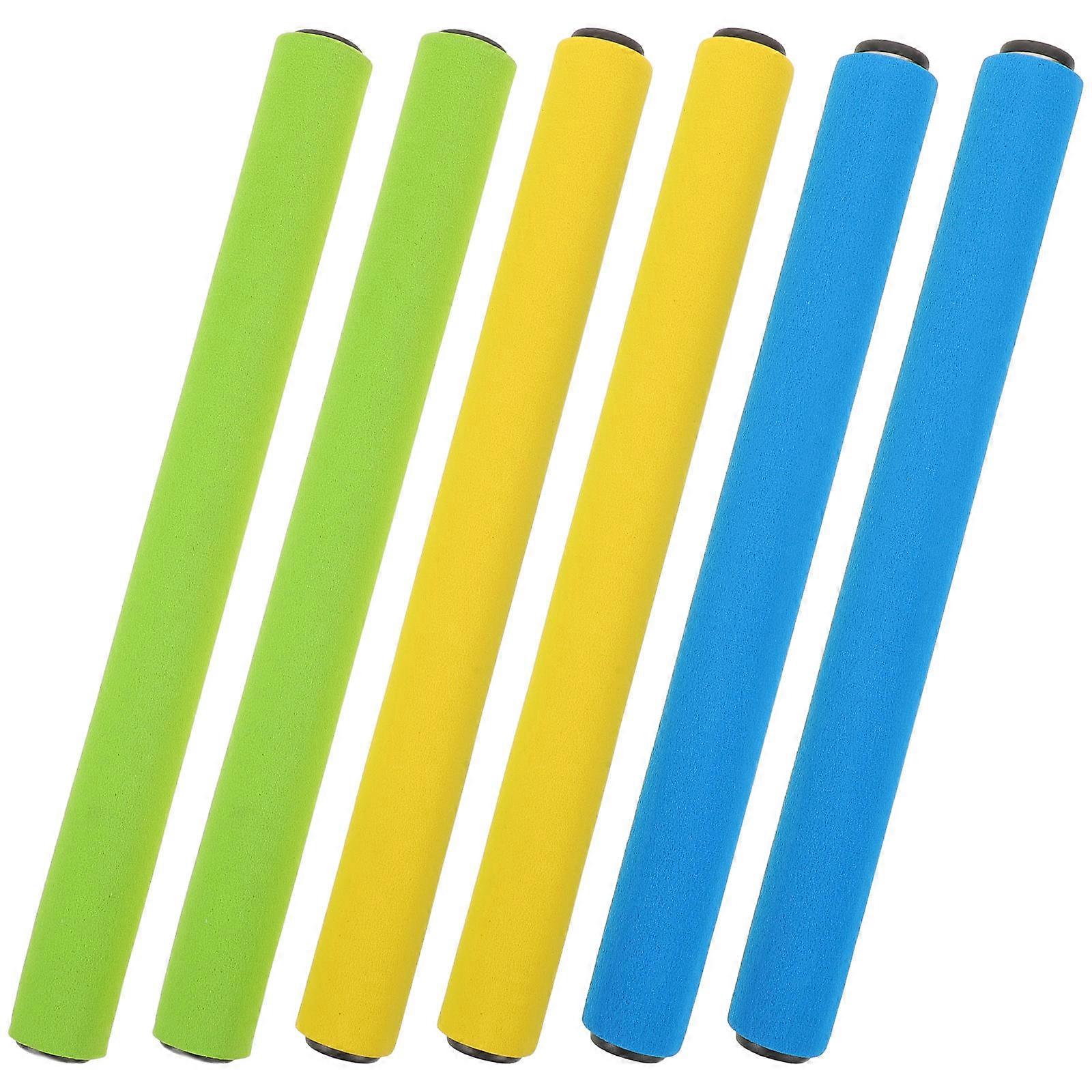 Relay Sponge Track Running Race Stick 24Pcs for Team Sports Activity