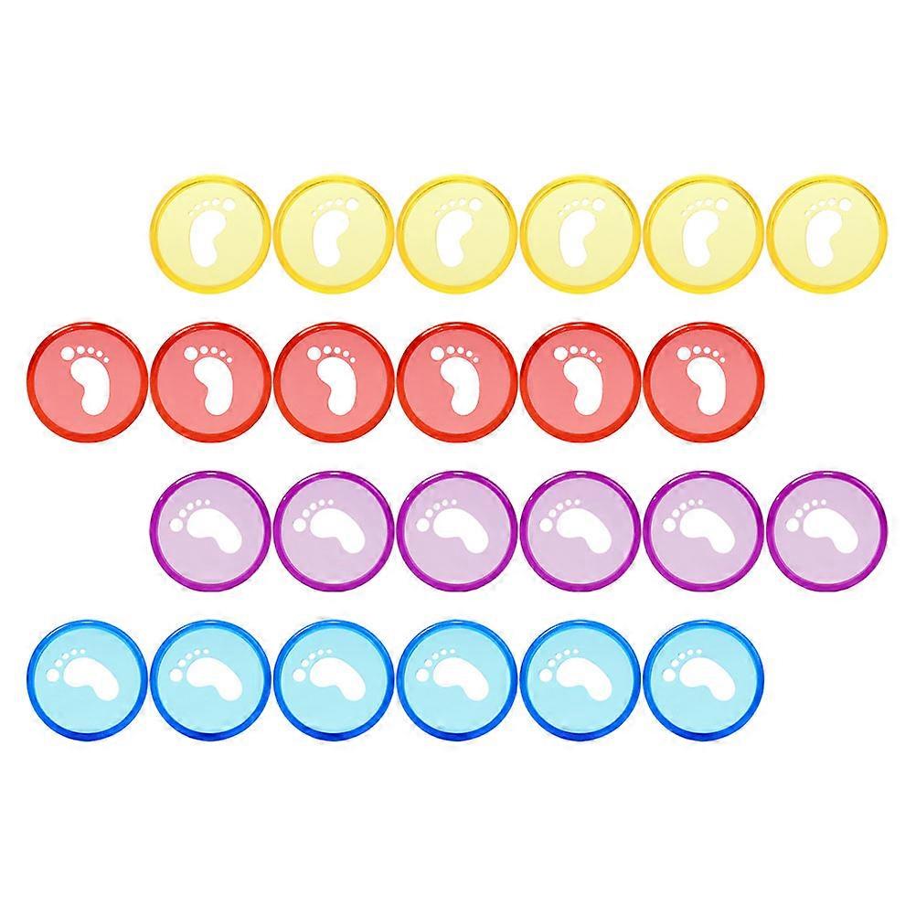 Loose Leaf Plastic Binder Rings for Fixing Use 80Pcs Multi-