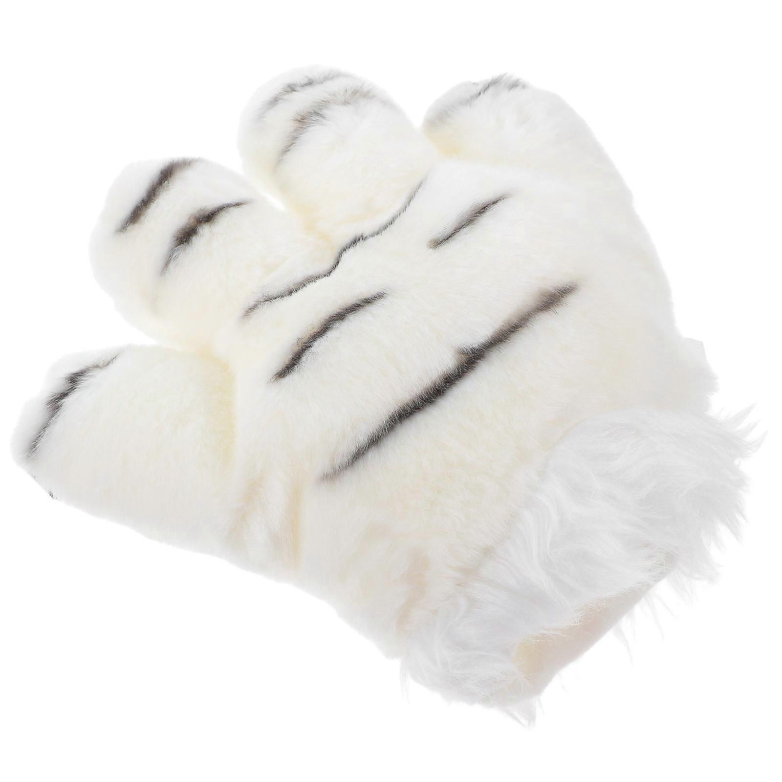 Creative Animal Palm Plush Toy for Kids Playing 4Pcs Assorted Color Gloves