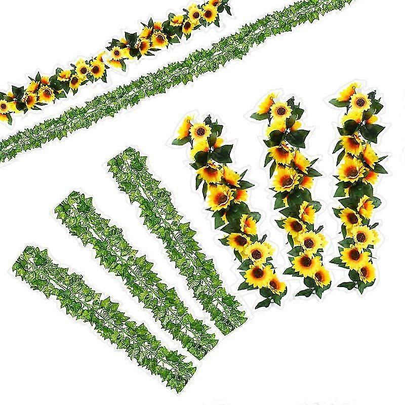 30Cm Shaped Die-cut Eucalyptus Sunflower Bulletin Board Frame Tags