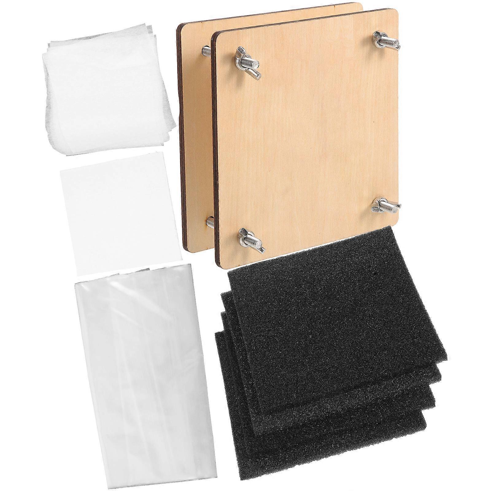 Flower Press Kit Wooden Press Tool for Decoration 1Set Professional DIY Flower Pressing