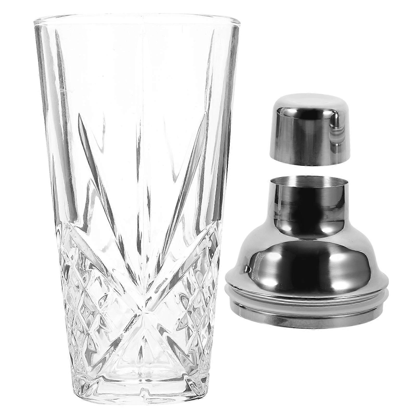 Elegant Bartender Mixing Glass For Kitchen Clear 1Pcs