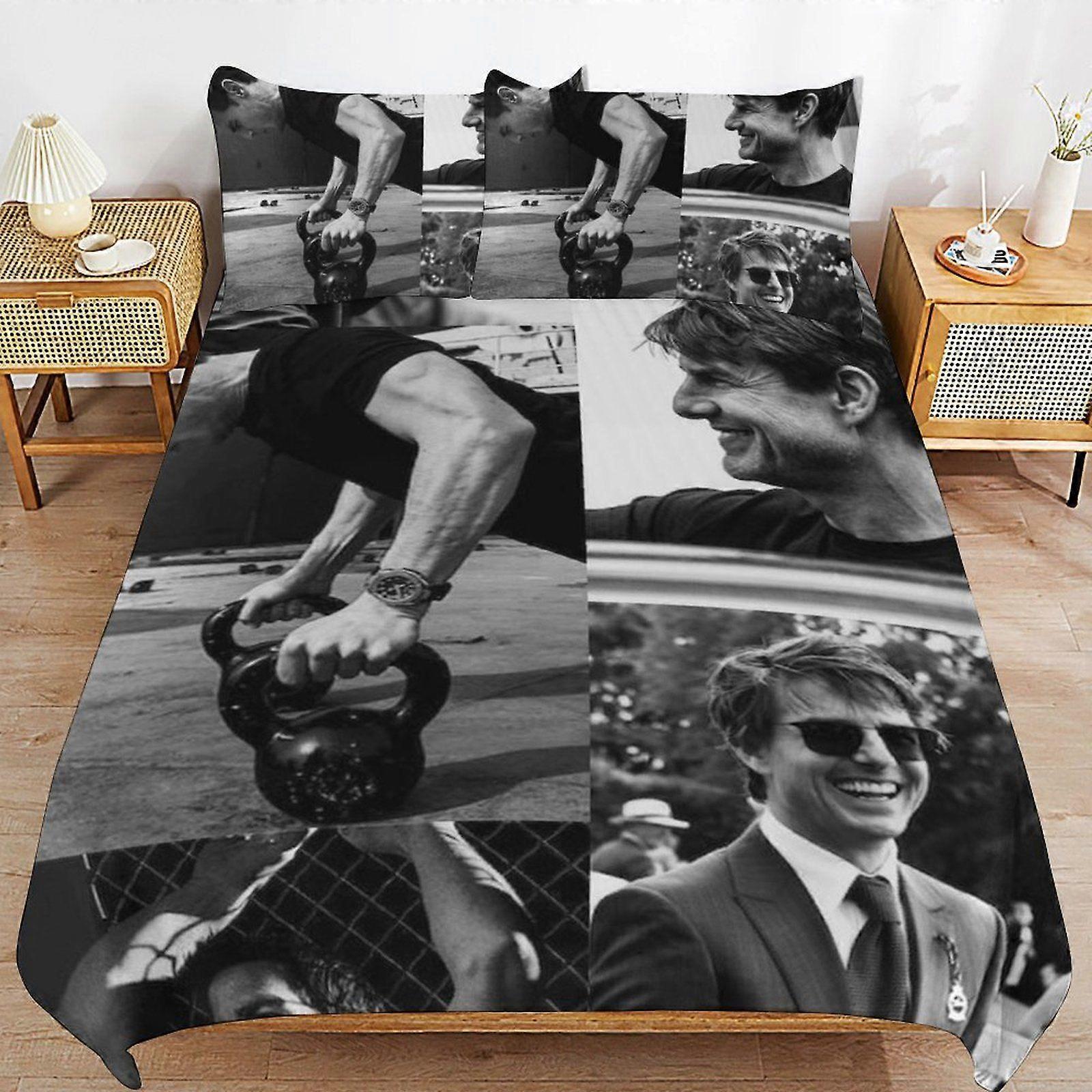 e388 Tom Cruise Practical Sleep Layer Strong Threads Functional Structure Soft Comfort Duvet Cover Sets Pick d388